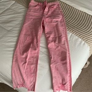 Pink Wild Fable Highest Rise Straight Jean